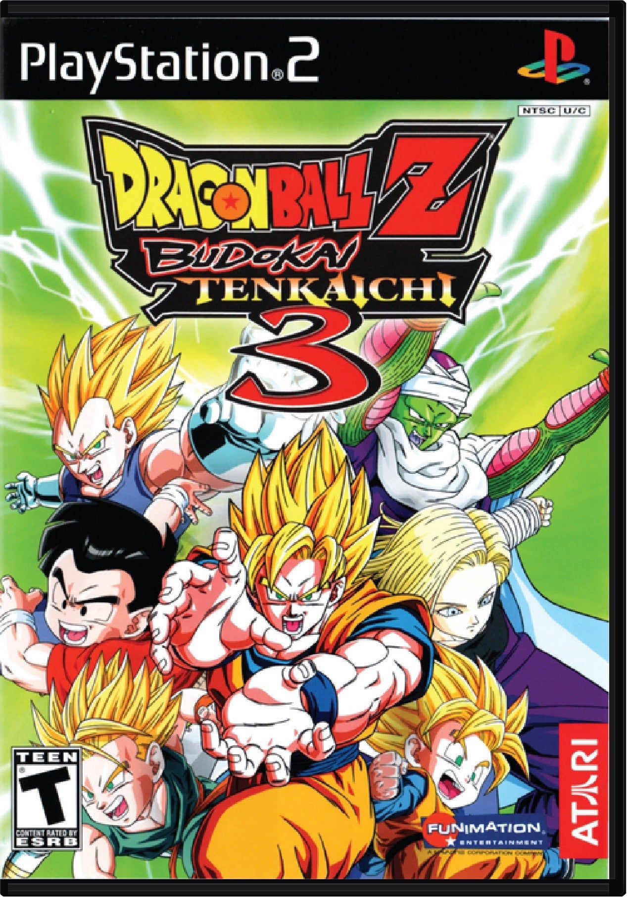 Dragon Ball Z Budokai Tenkaichi 3 Cover Art and Product Photo