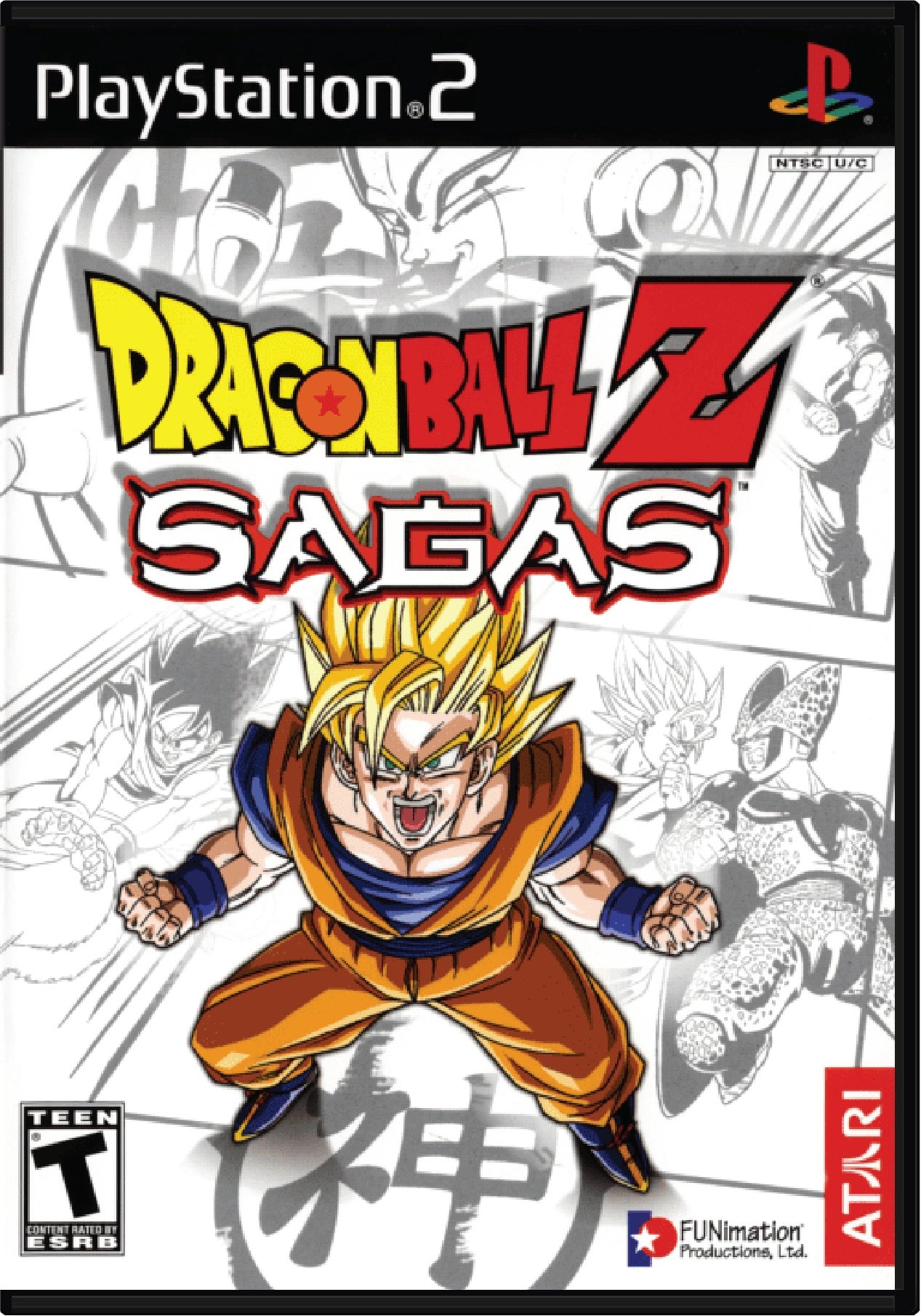 Dragon Ball Z Sagas Cover Art and Product Photo