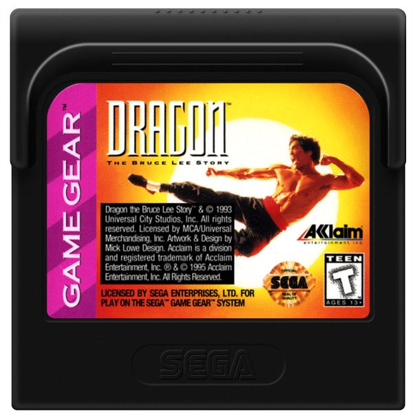 Dragon The Bruce Lee Story Cartridge