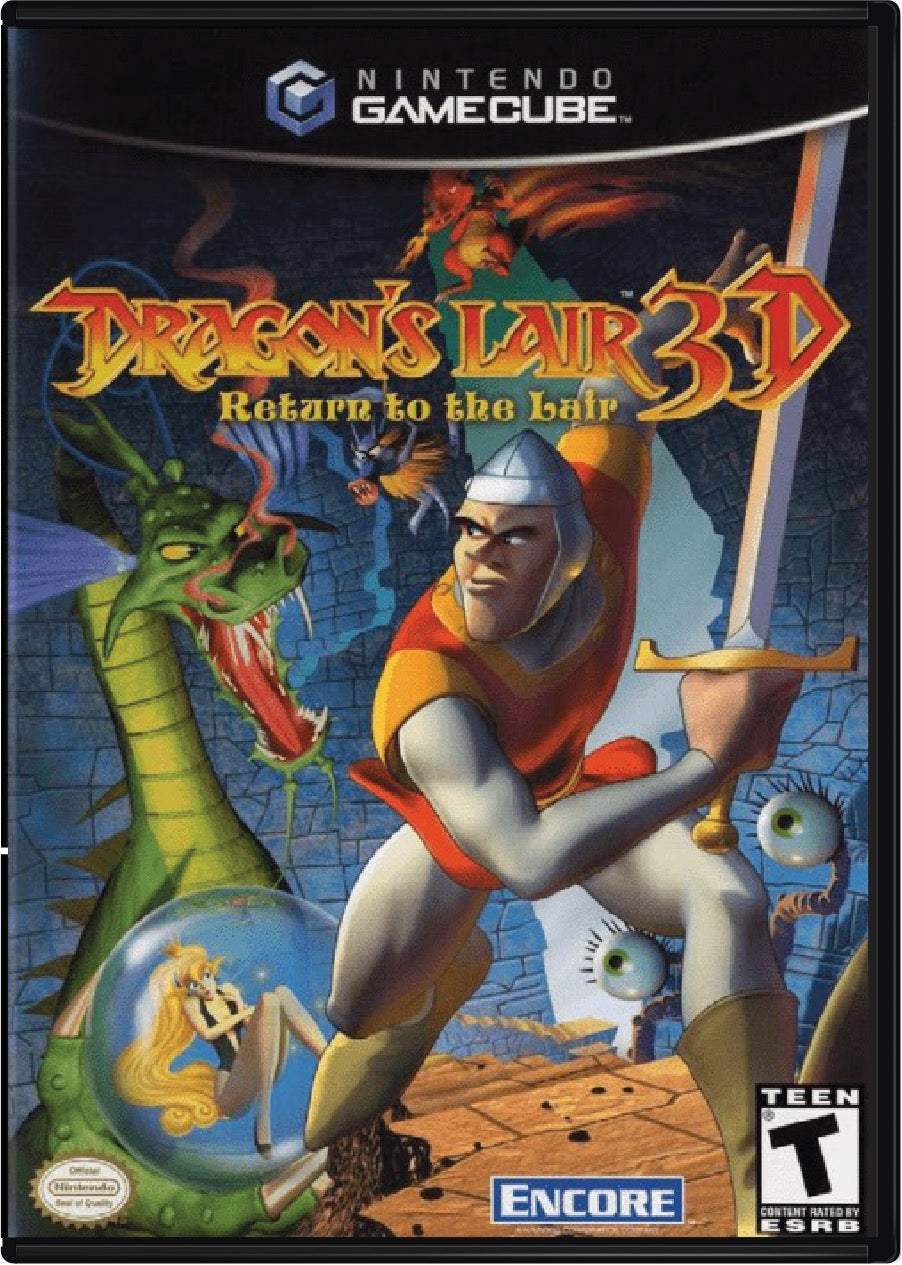 Dragon's Lair 3D Cover Art and Product Photo