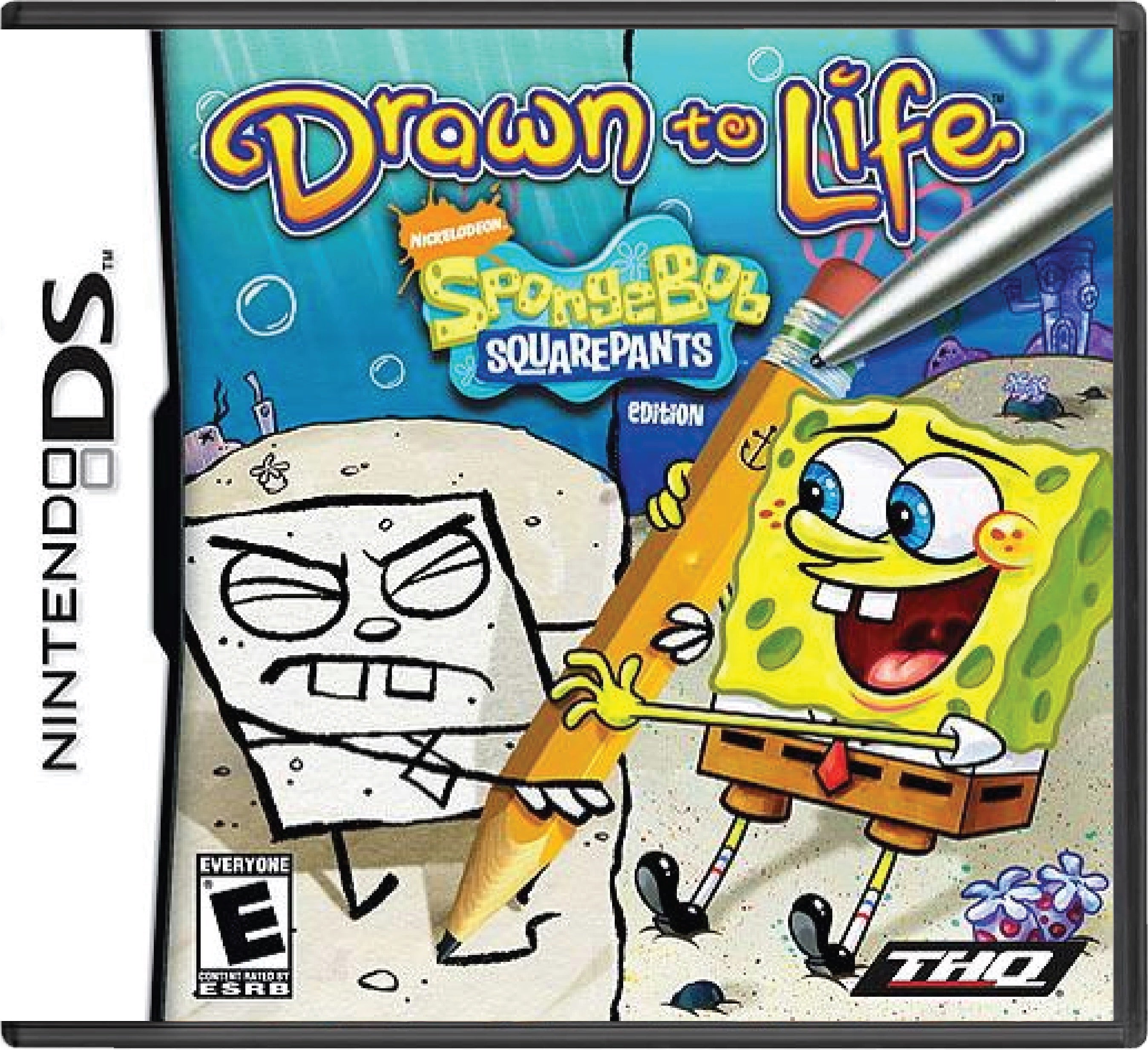 Drawn to Life SpongeBob SquarePants Edition Cover Art