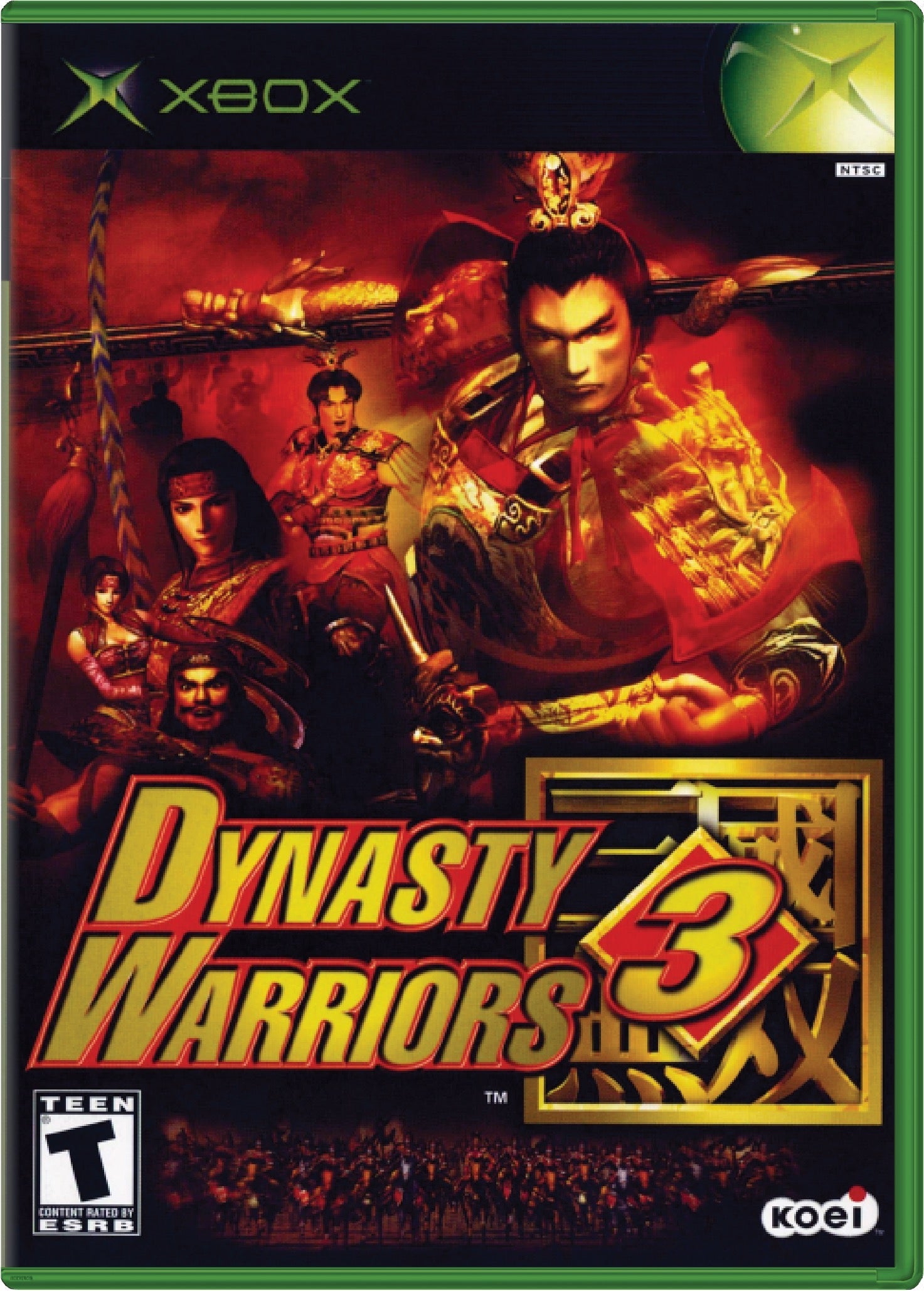 Dynasty Warriors 3 Cover Art