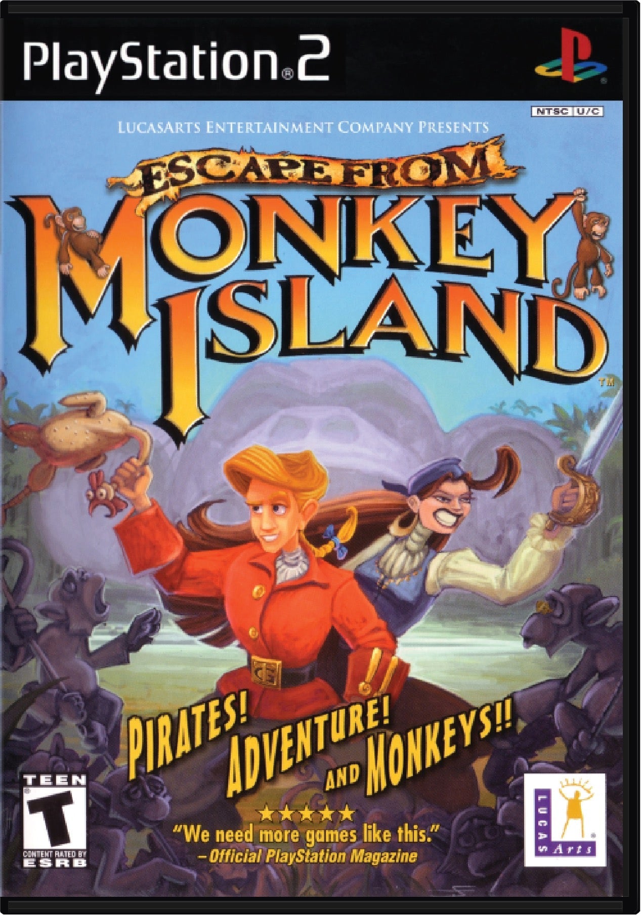 Escape from Monkey Island Cover Art and Product Photo