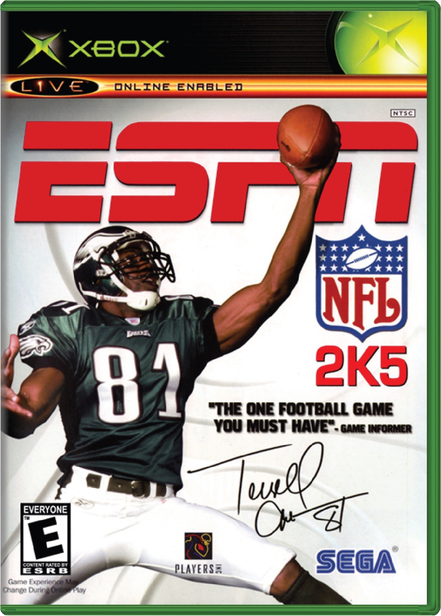 ESPN NFL 2K5 Cover Art