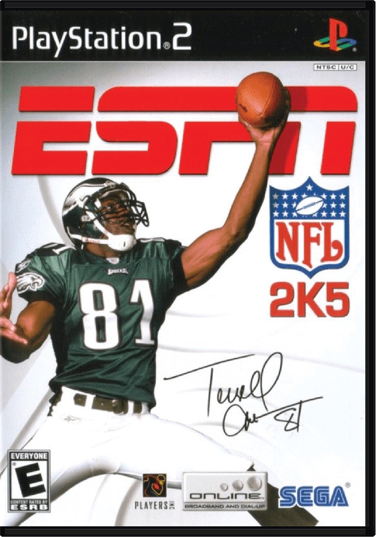 ESPN NFL 2K5 Cover Art and Product Photo