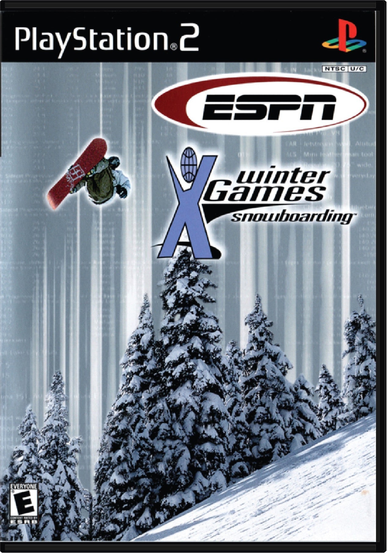 ESPN Winter X-Games Snowboarding Cover Art and Product Photo