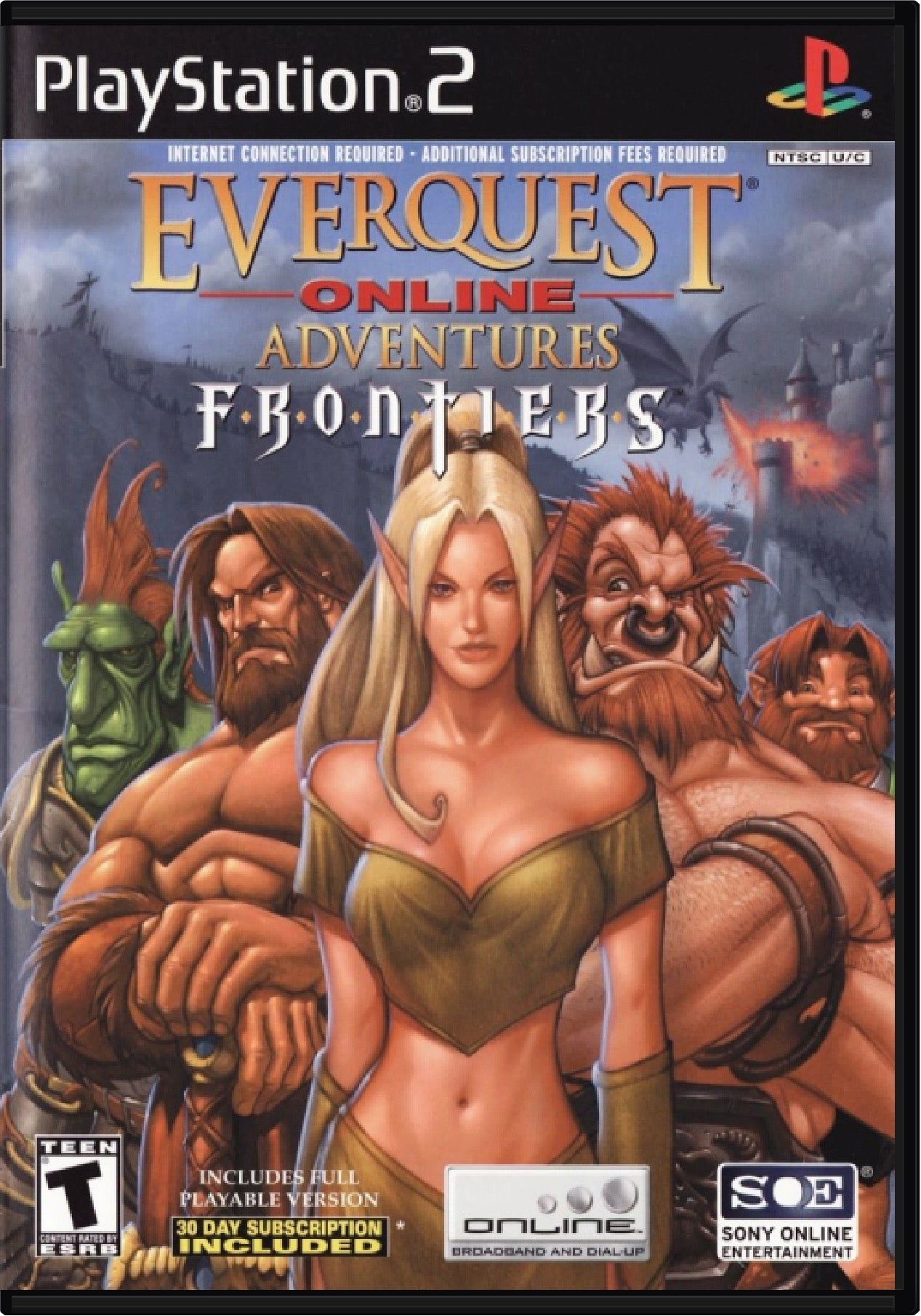 EverQuest Online Adventures Frontiers Cover Art and Product Photo