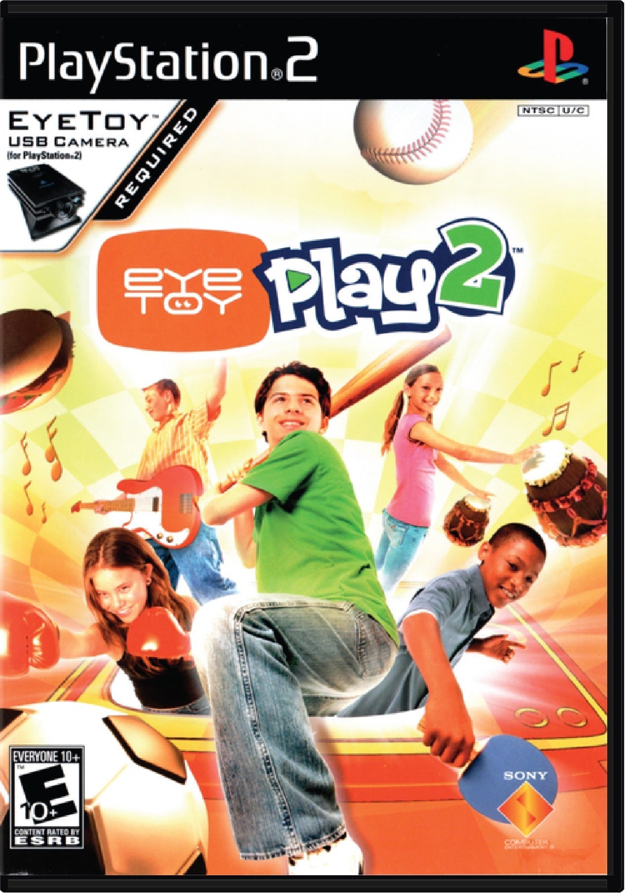 Eye Toy Play 2 Cover Art and Product Photo