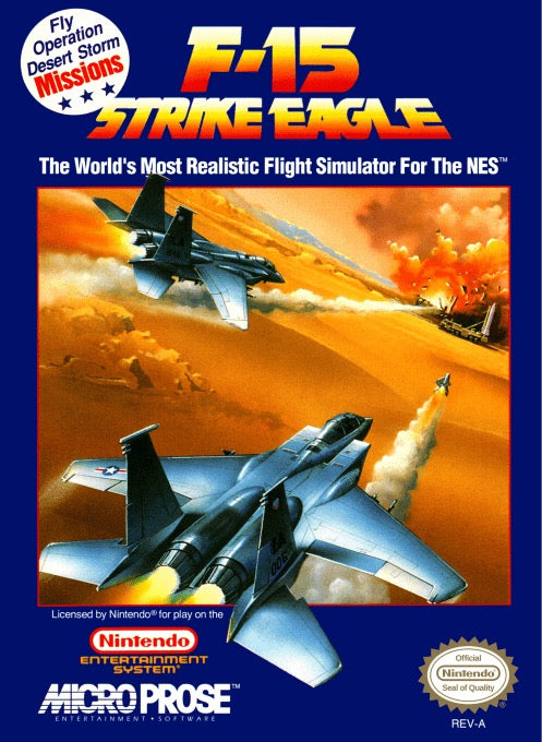 F-15 Strike Eagle - Nintendo NES