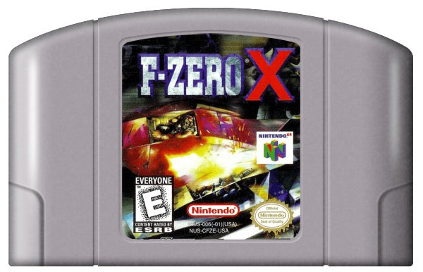 F-Zero X Cover Art and Product Photo