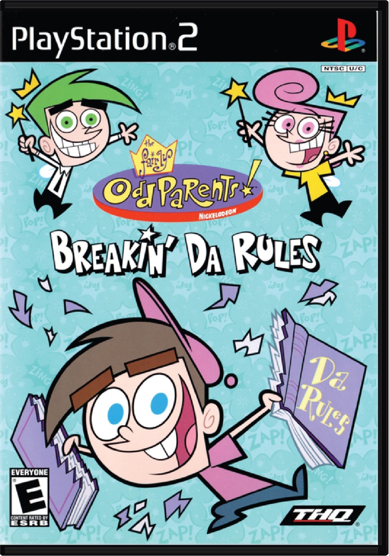 Fairly Odd Parents Breakin' Da Rules Cover Art and Product Photo