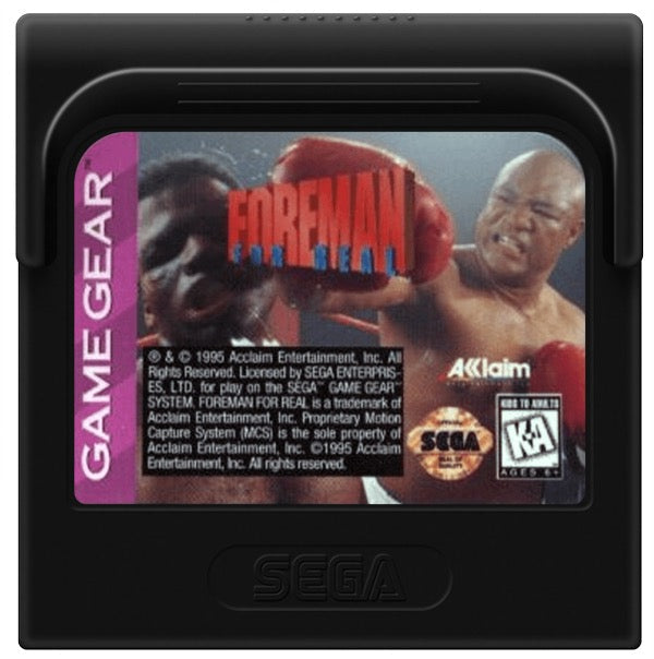 Foreman for Real Cartridge