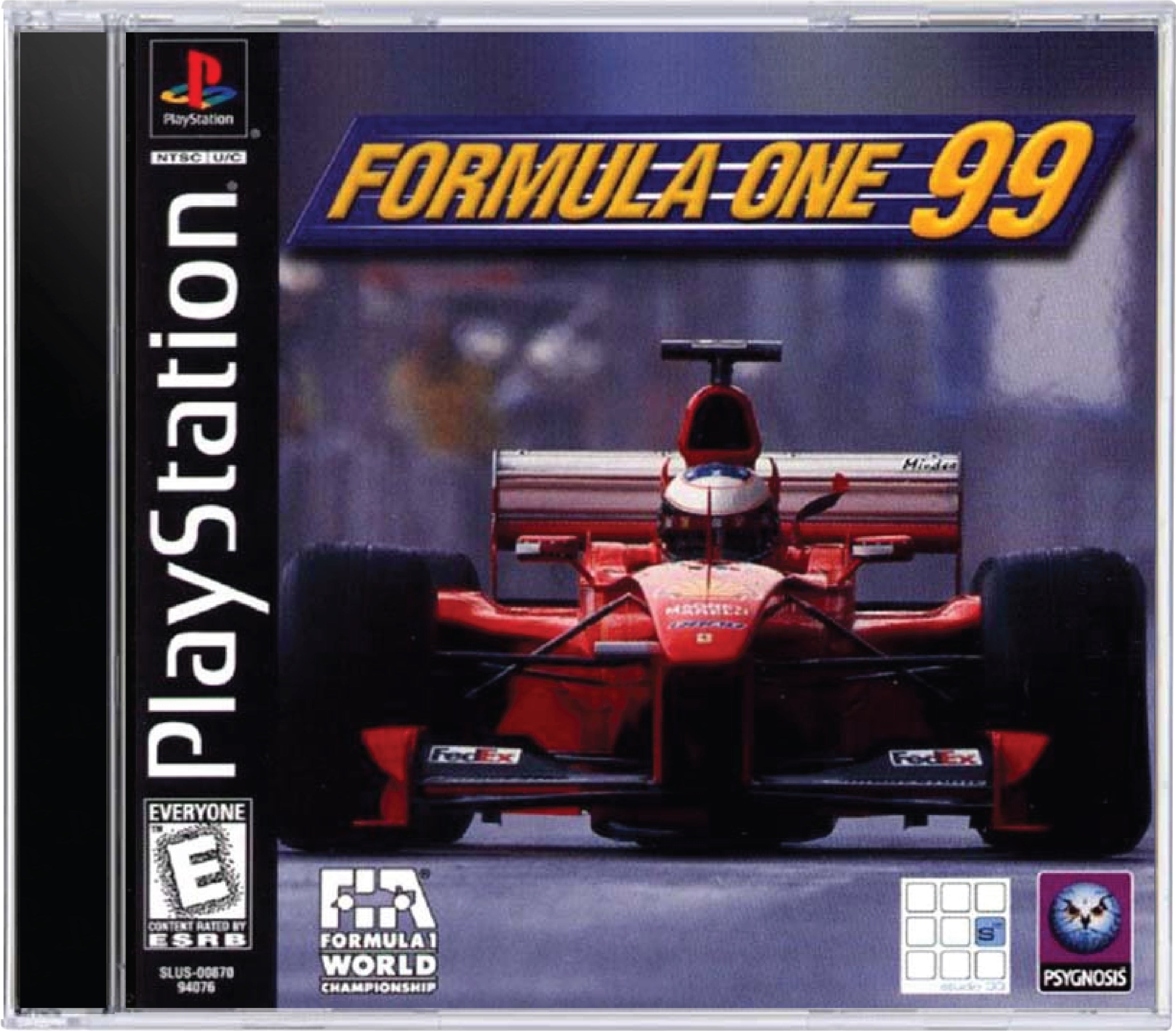 Formula One 99 Cover Art and Product Photo