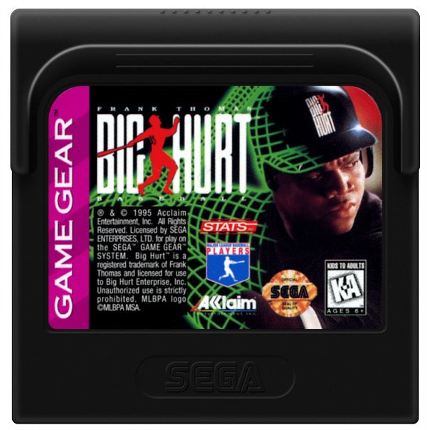 Frank Thomas Big Hurt Baseball Cartridge