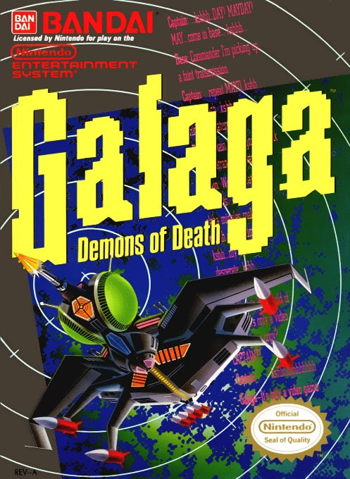Galaga Demons of Death - Nintendo NES