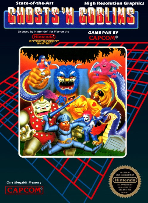 Ghosts 'n Goblins - Nintendo NES