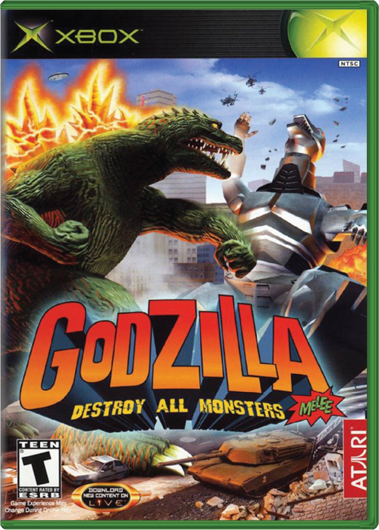 Godzilla Destroy All Monsters Melee Cover Art