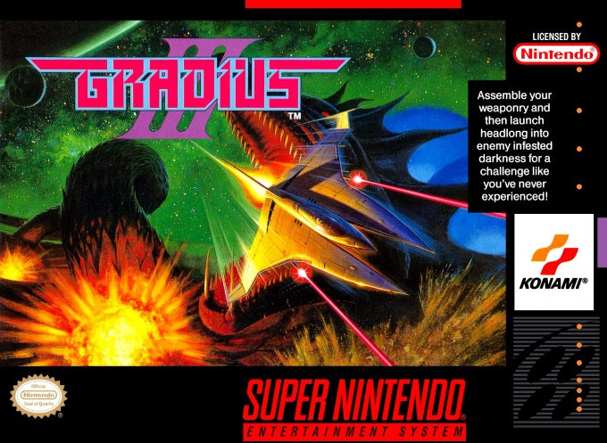 Gradius III Cover Art