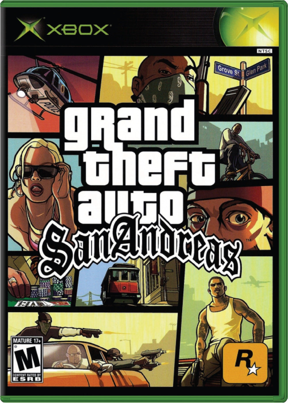 Grand Theft Auto GTA San Andreas for Microsoft Xbox | TVGC