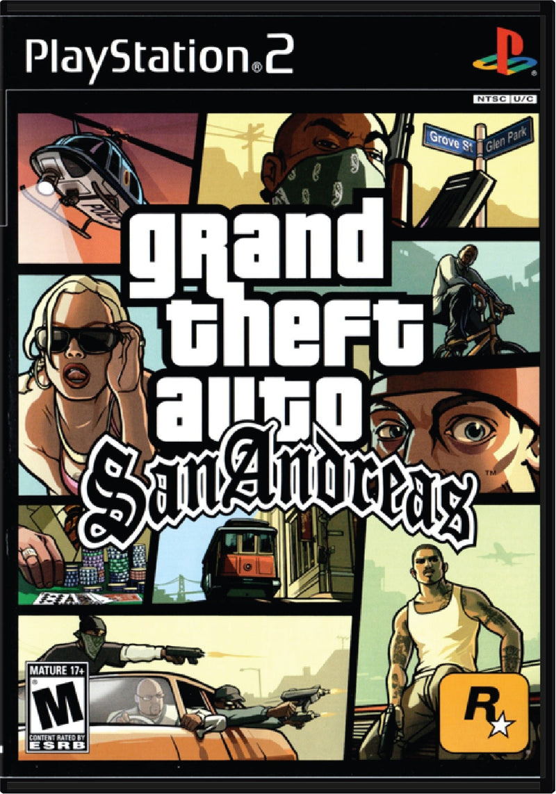 Grand Theft Auto GTA San Andreas for Sony PlayStation 2 (PS2) | TVGC