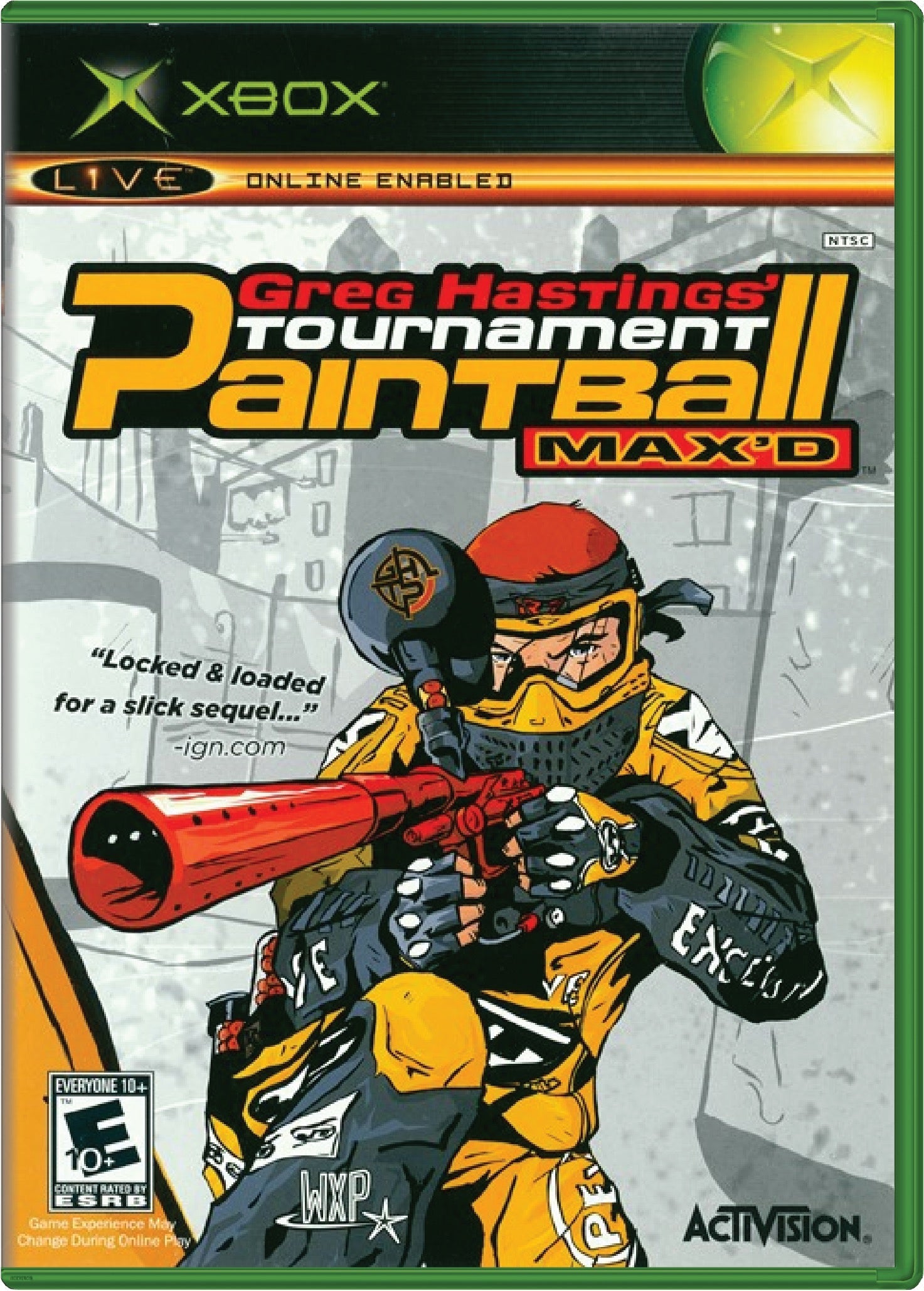 Greg Hastings Tournament Paintball Maxed Cover Art