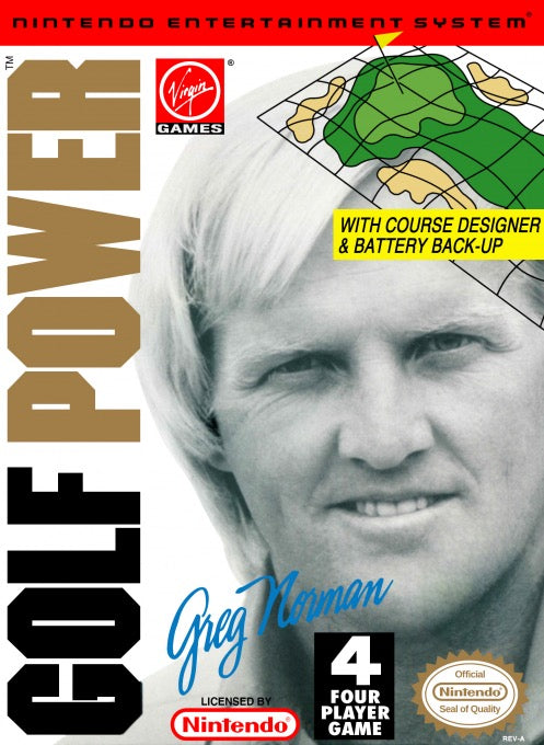 Greg Norman's Golf Power - Nintendo NES