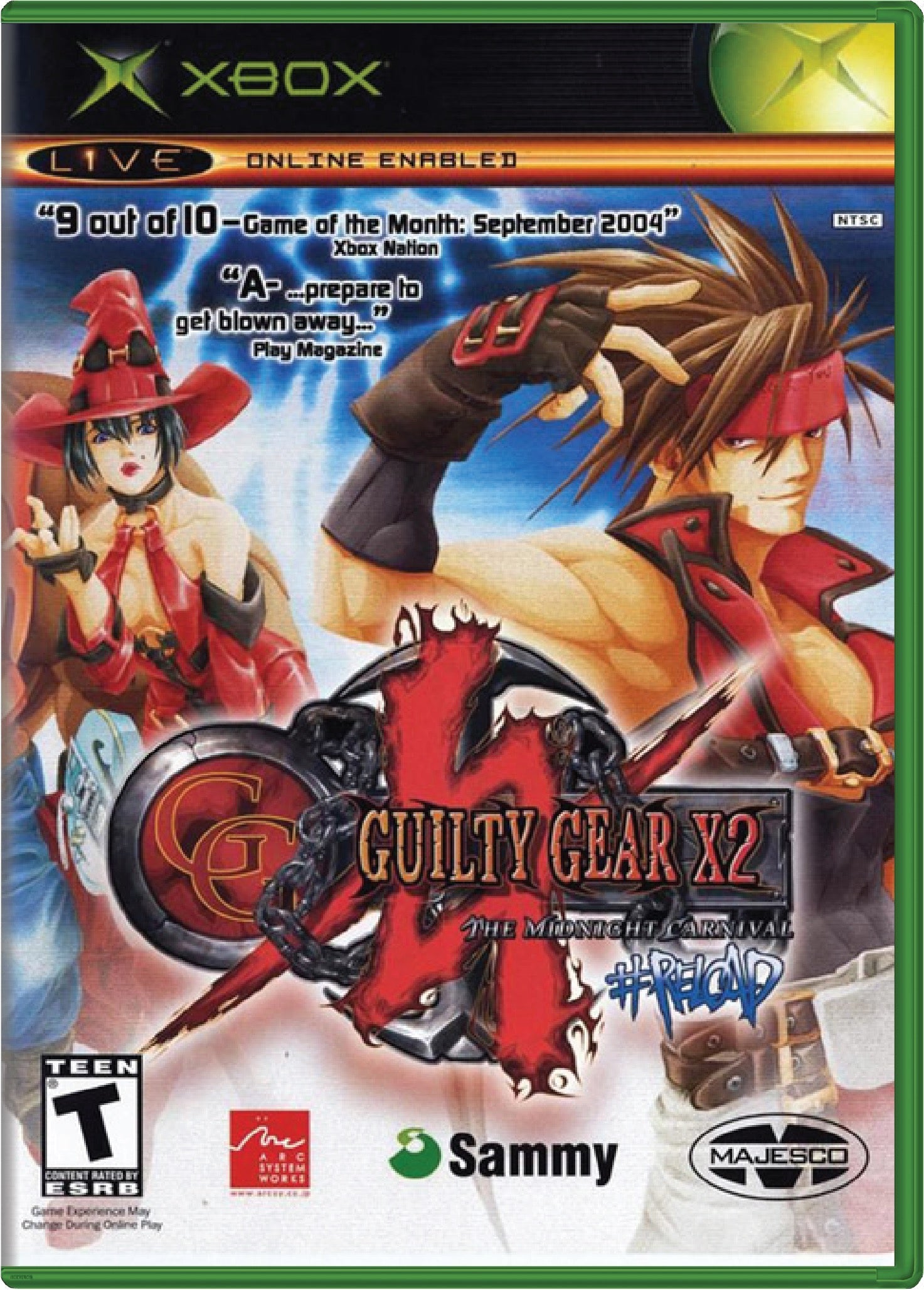 Guilty Gear X2 Reload Cover Art