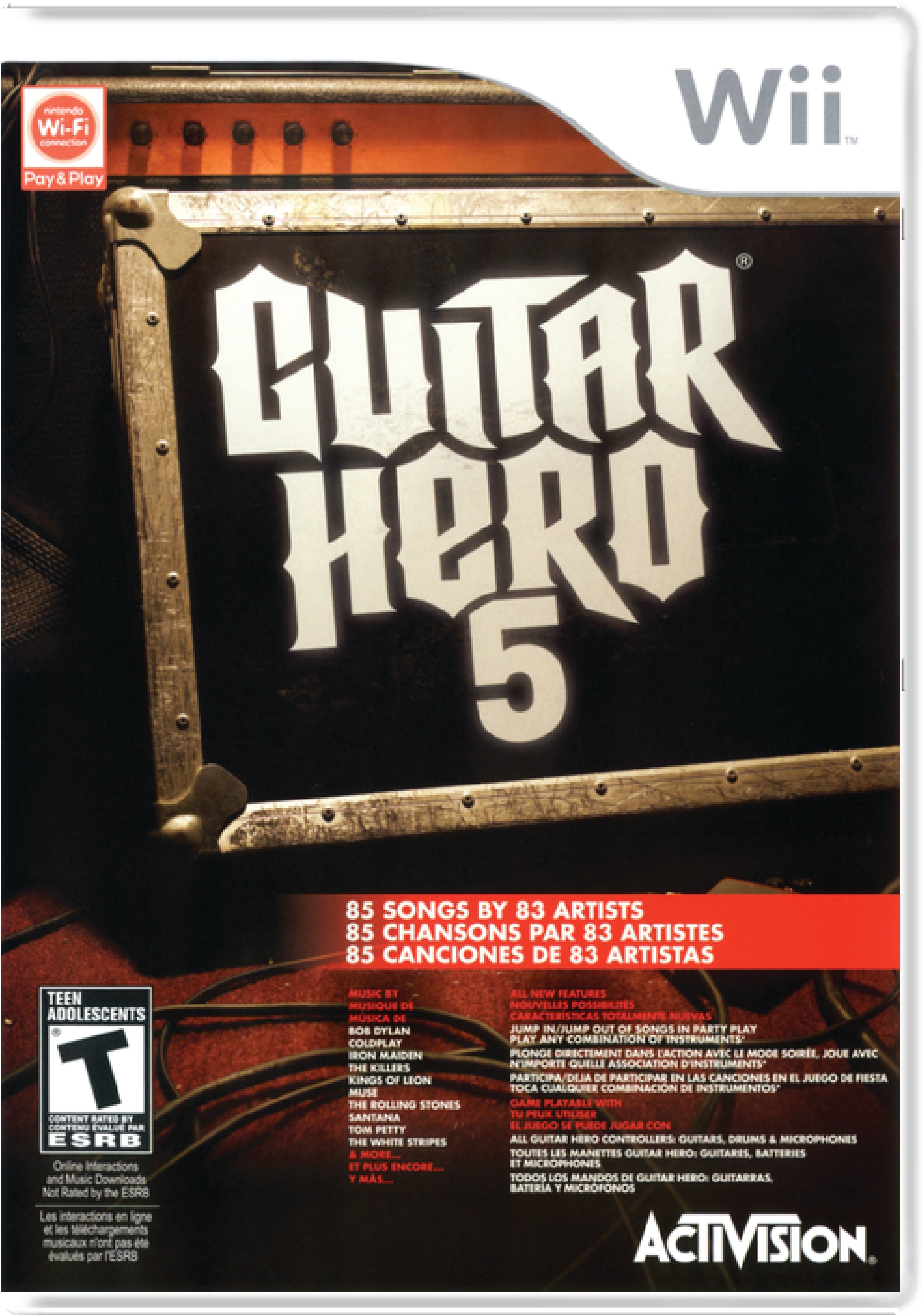 Guitar Hero 5 Cover Art