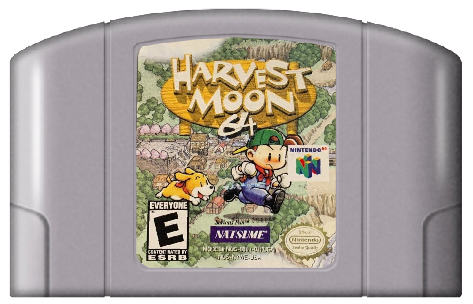 Harvest Moon 64 Cover Art and Product Photo