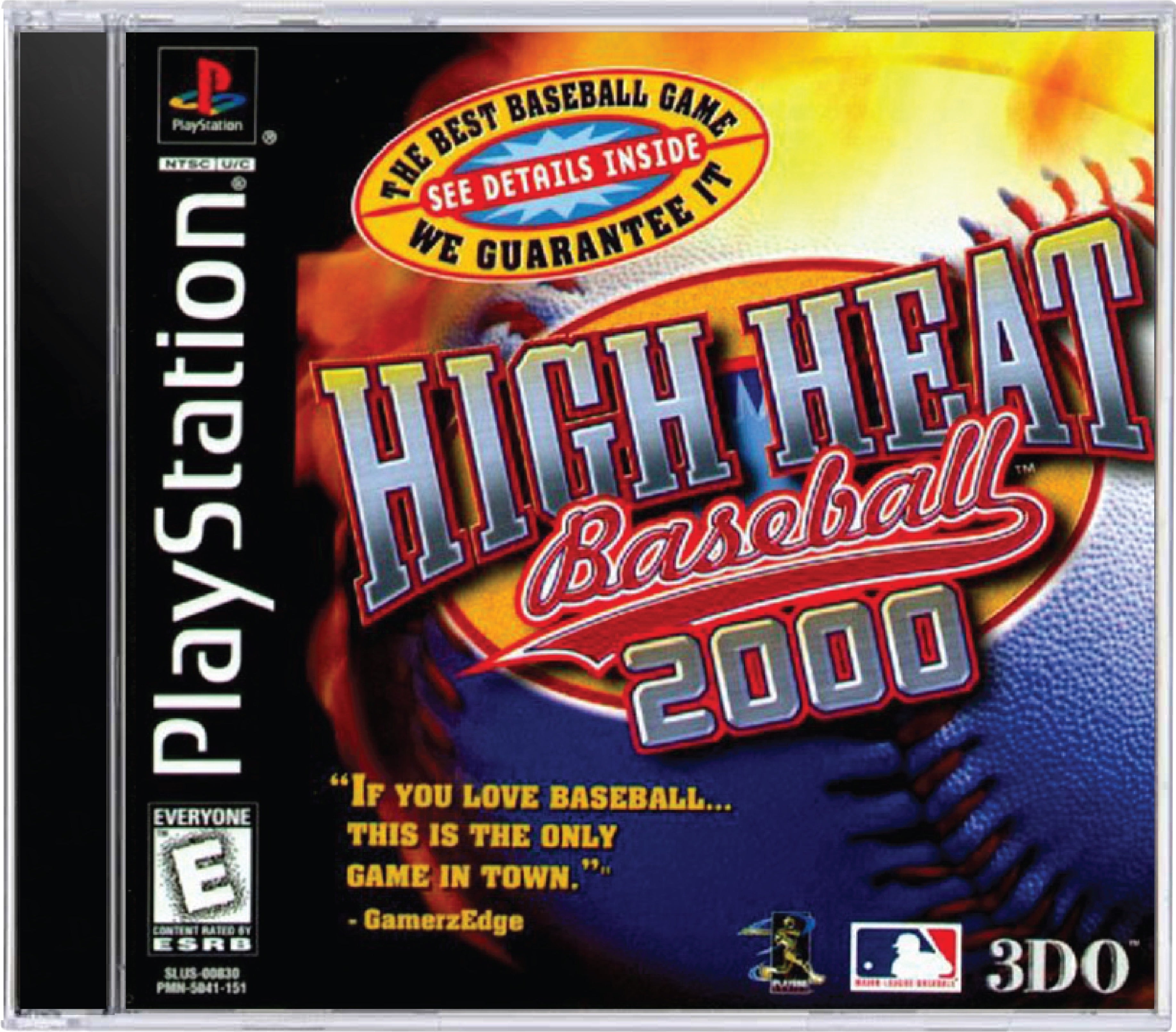 High Heat Baseball 2000 Cover Art and Product Photo