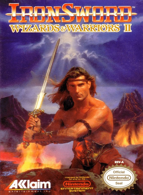 Iron Sword Wizards and Warriors II - Nintendo NES