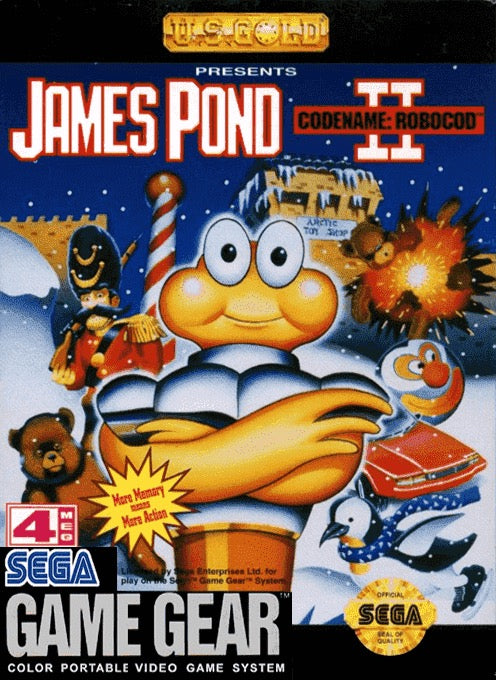 James Pond 2 Codename Robocod Cover Art