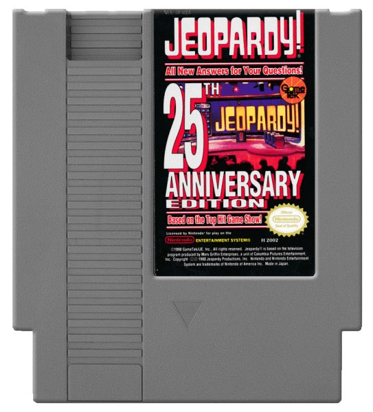 Jeopardy 25th Anniversary Cover Art and Product Photo