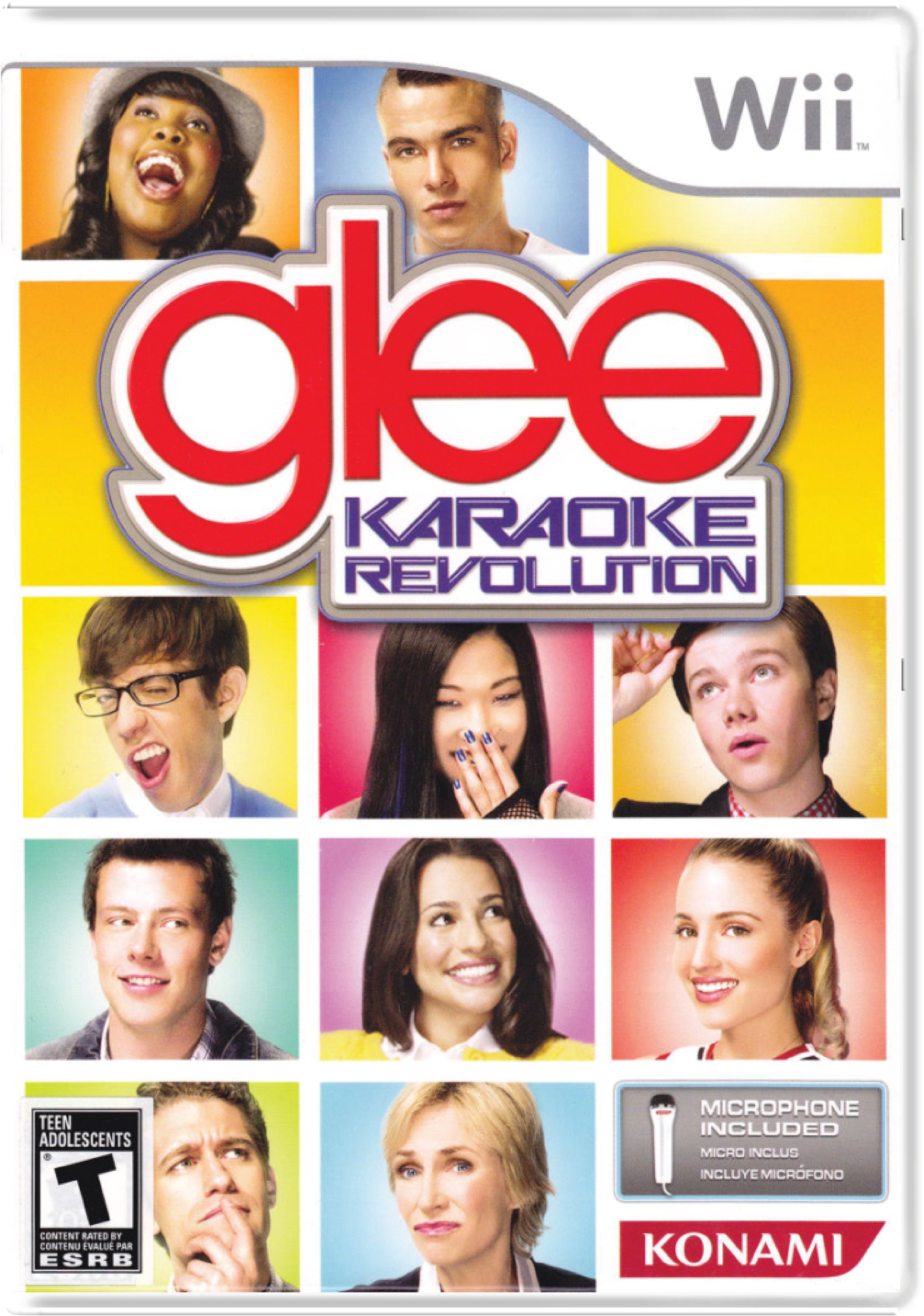 Karaoke Revolution Glee Cover Art