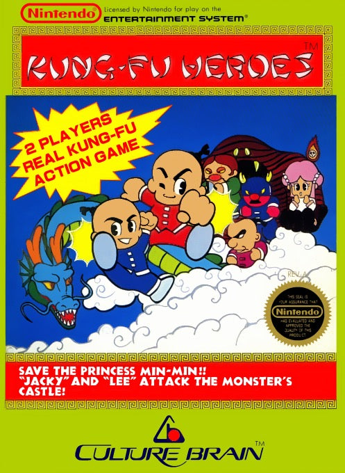 Kung Fu Heroes - Nintendo NES