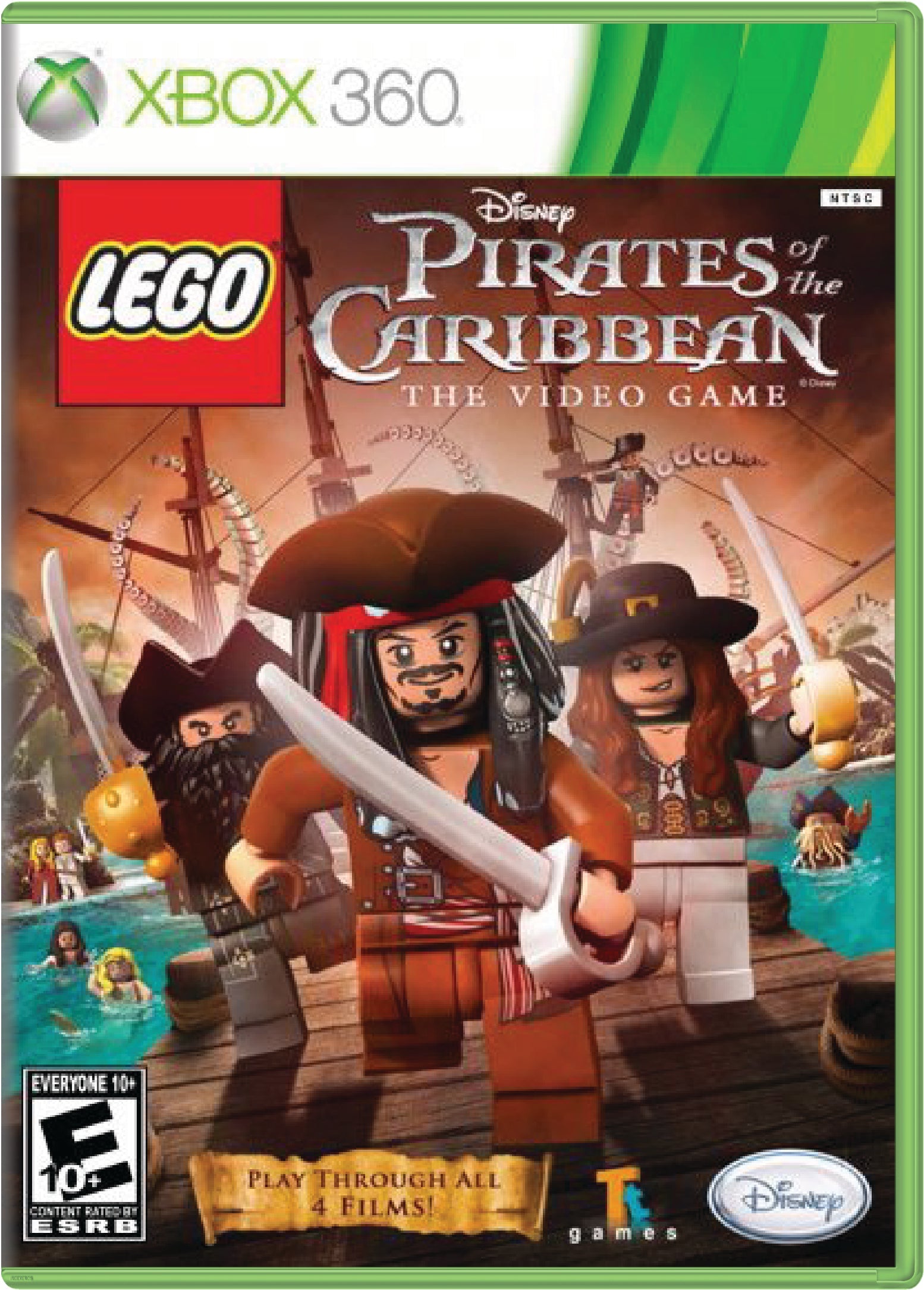 LEGO Pirates of the Caribbean The Video Game Cover Art