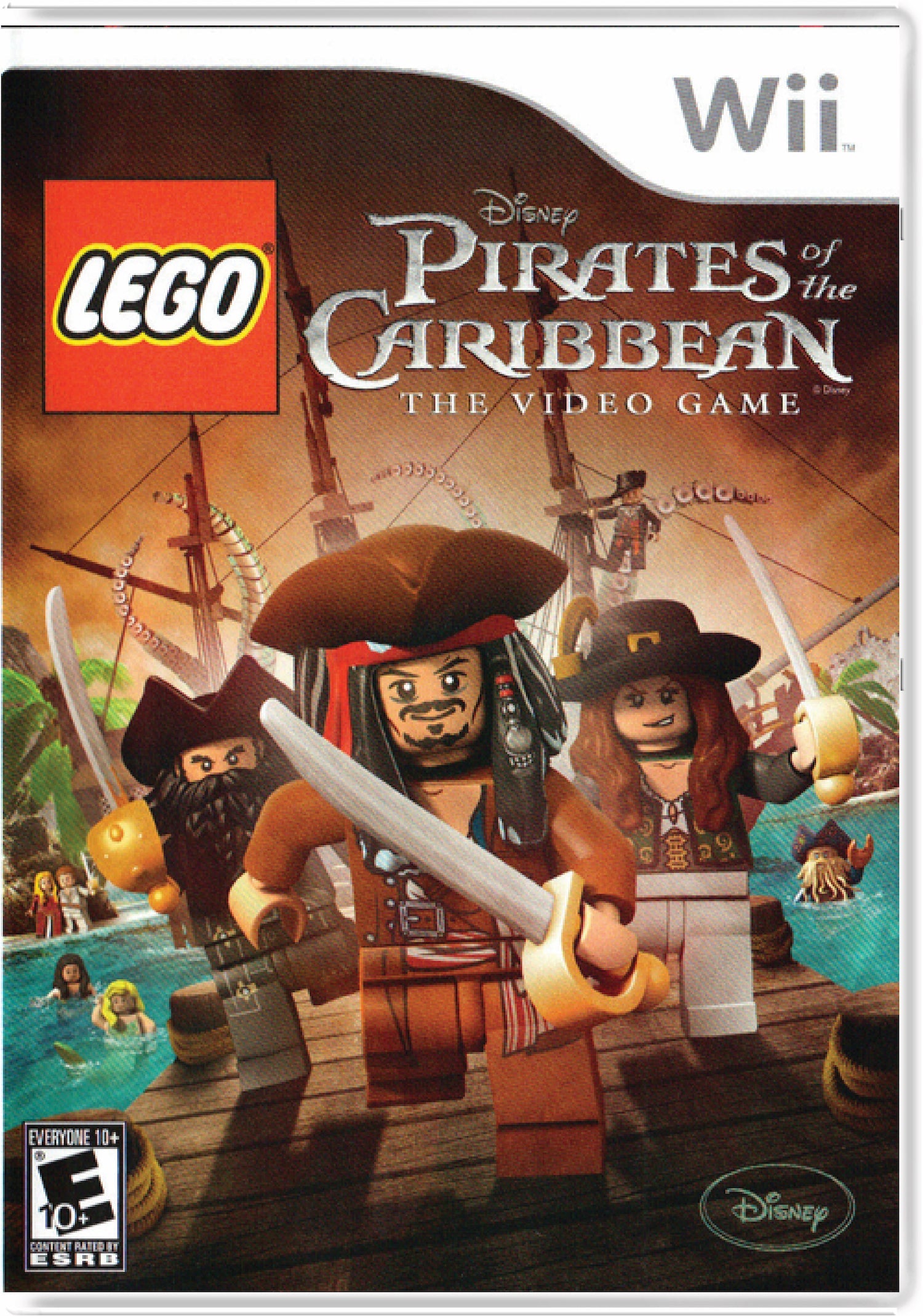 LEGO Pirates of the Caribbean The Video Game Cover Art