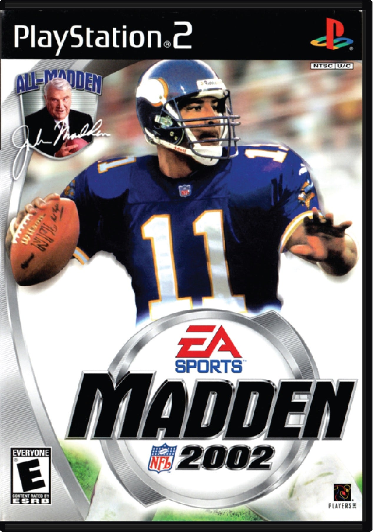 Madden NFL 2002 Cover Art and Product Photo