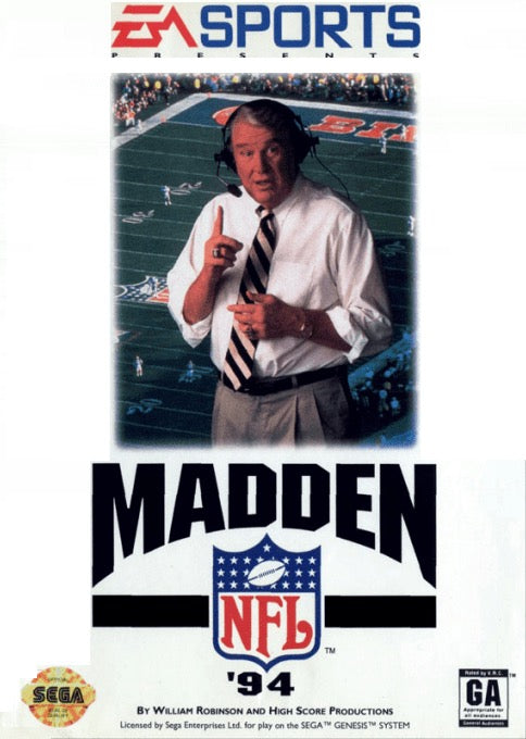 Madden NFL '94 Cover Art