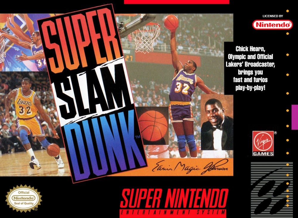 Magic Johnson's Super Slam Dunk Cover Art