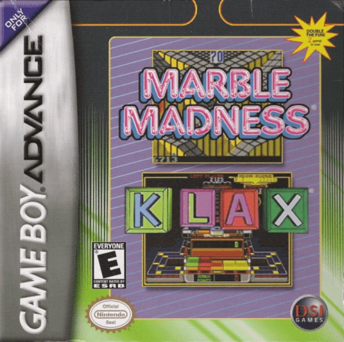 Marble Madness & Klax Cover Art