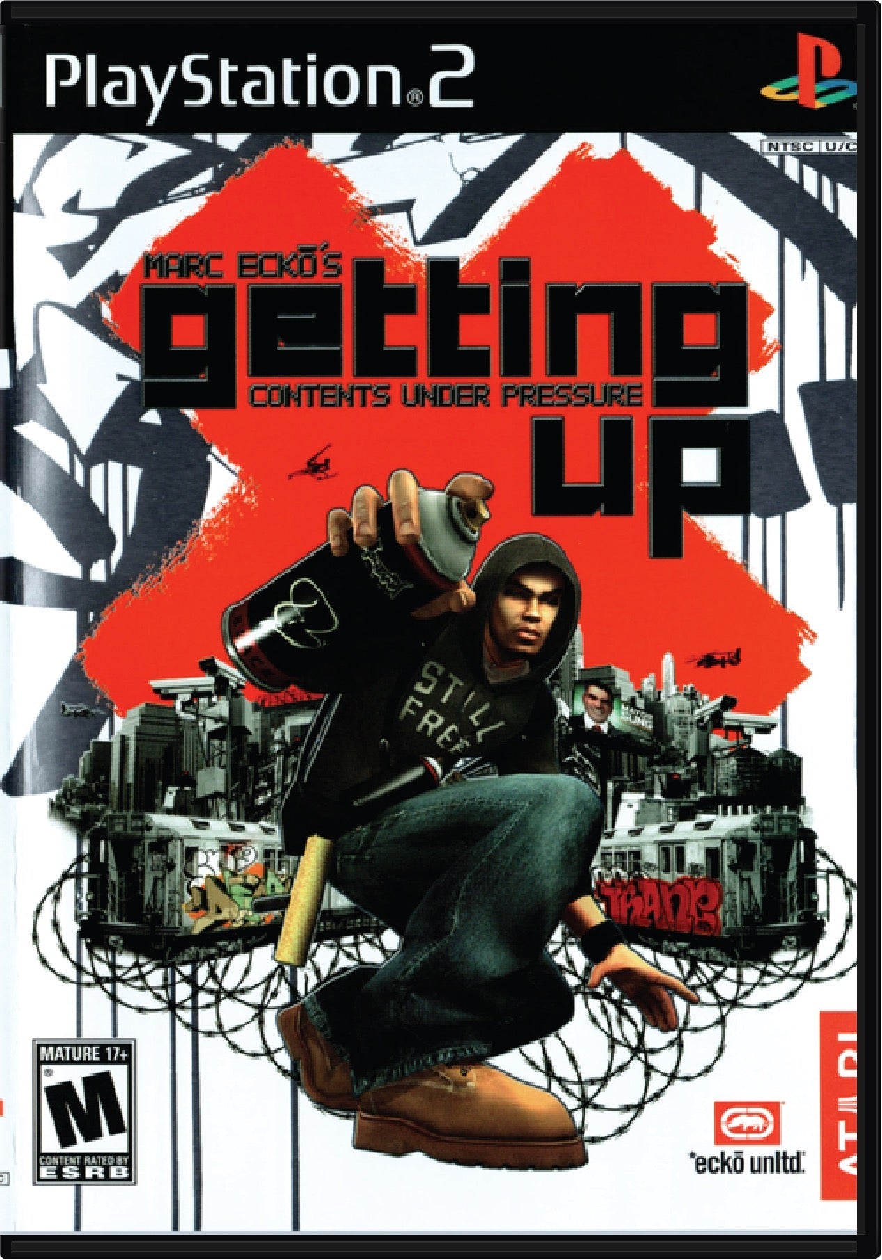 Marc Ecko's Getting Up Contents Under Pressure Cover Art and Product Photo