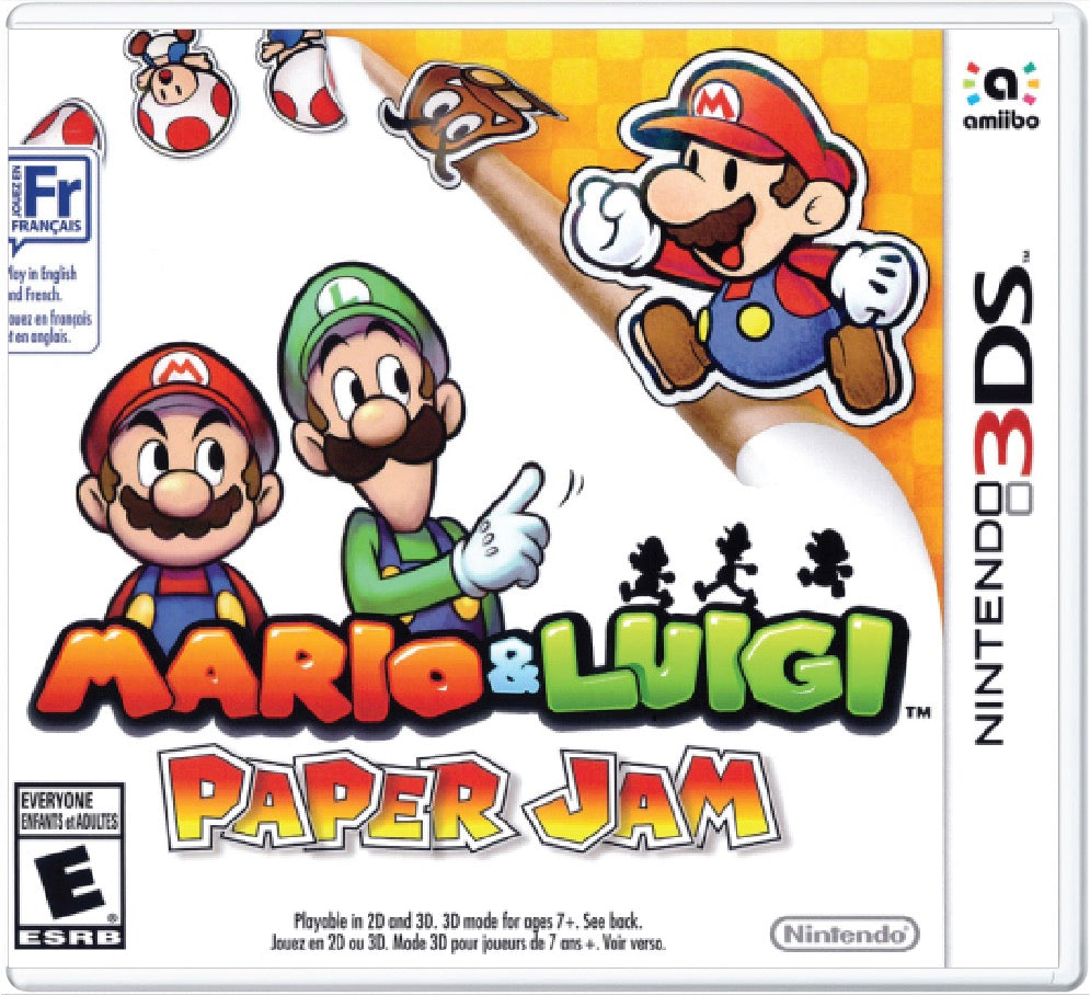 Mario & Luigi Paper Jam Cover Art