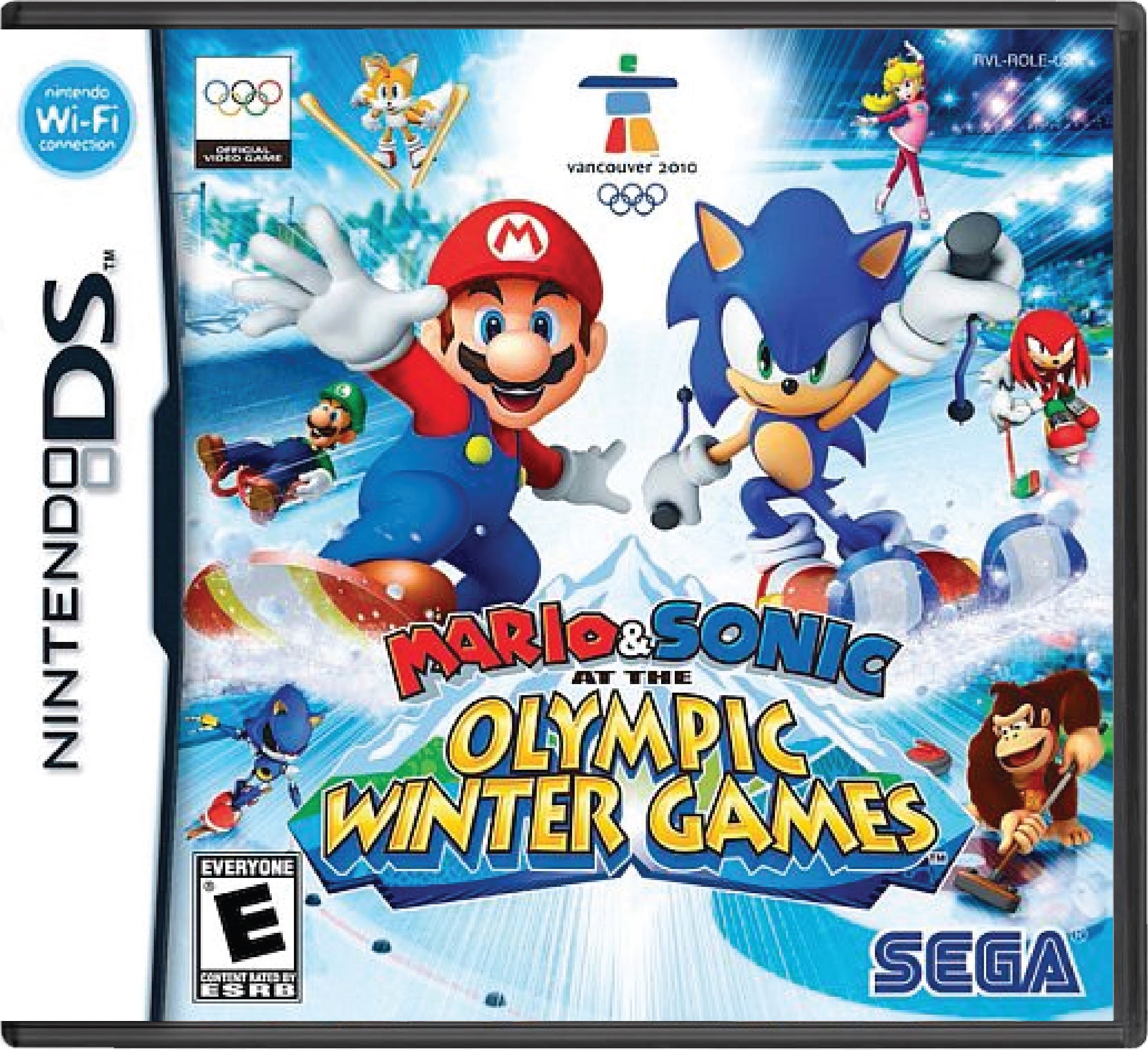 Mario and Sonic at the Olympic Winter Games Cover Art