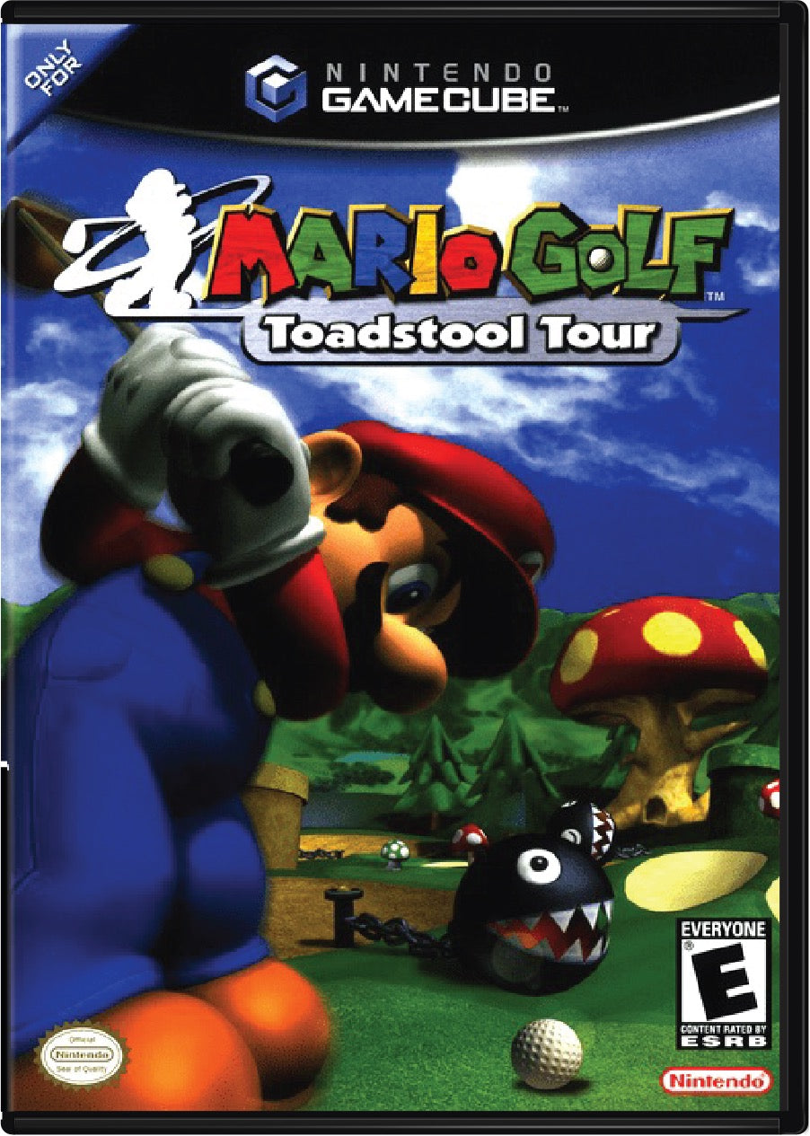 Mario Golf Toadstool Tour Cover Art and Product Photo