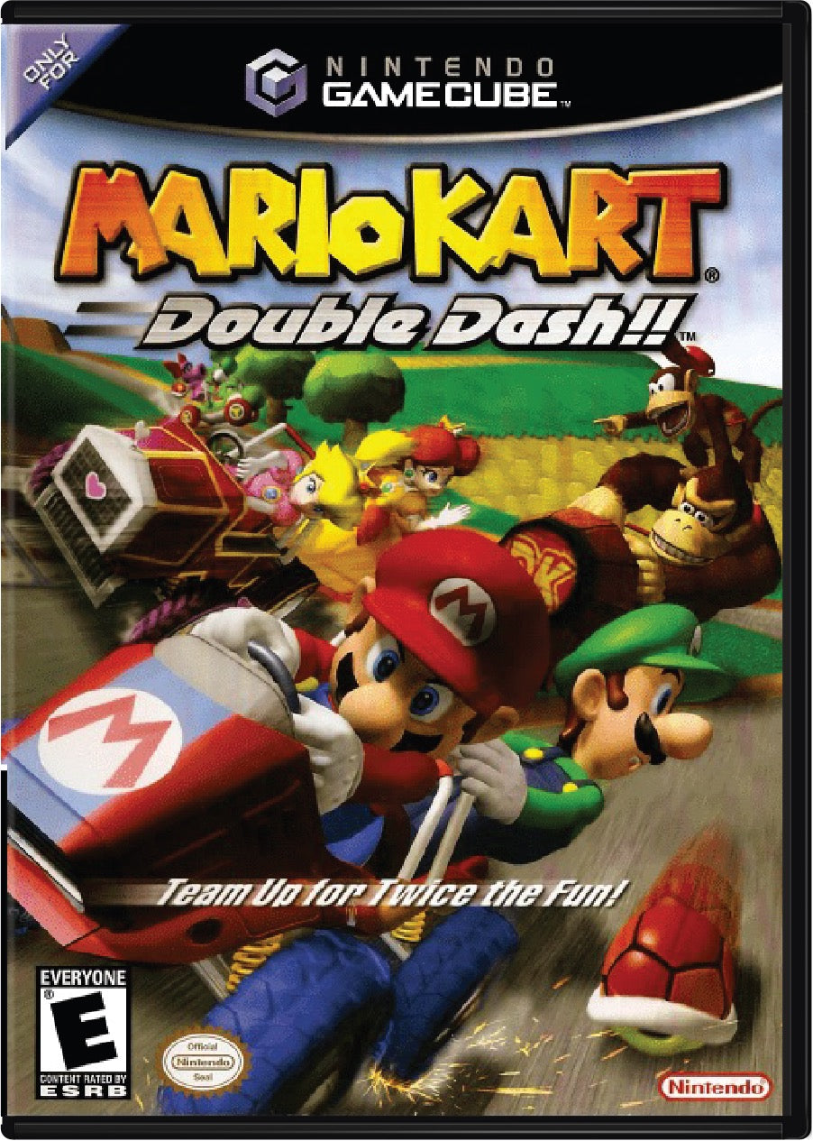 Mario Kart Double Dash Cover Art and Product Photo