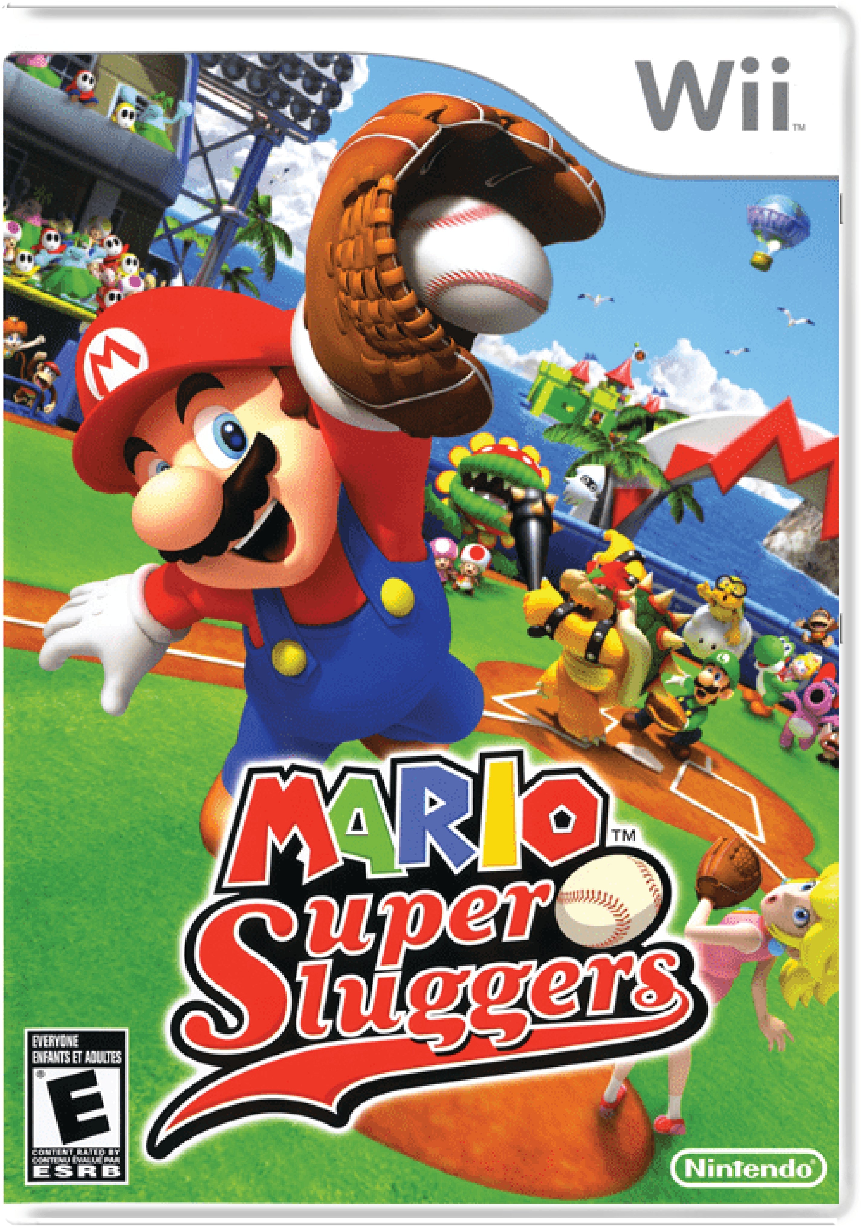 Mario Super Sluggers Cover Art