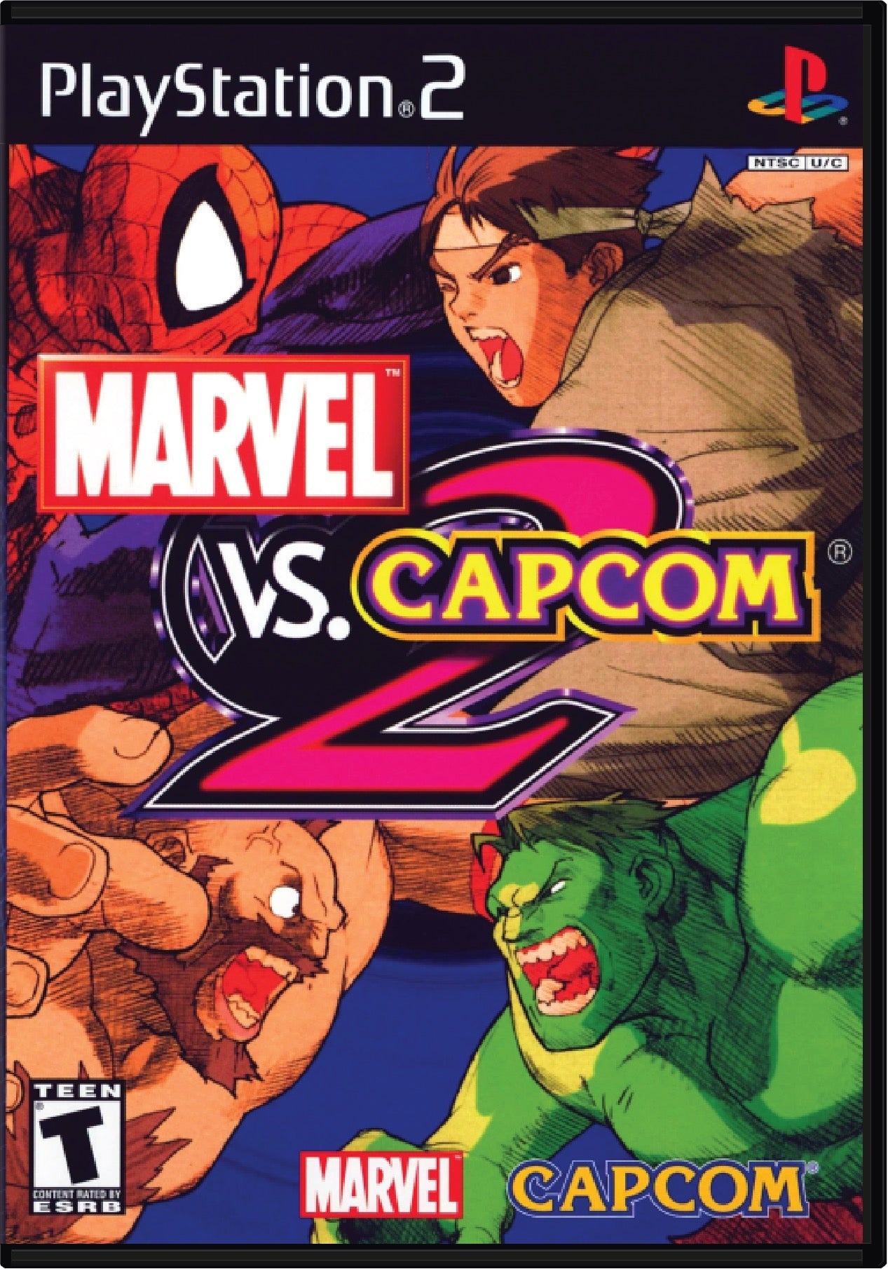 Marvel vs Capcom 2 Cover Art and Product Photo