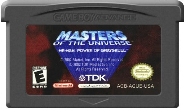 Authentic Masters of the universe gameboy advance gba