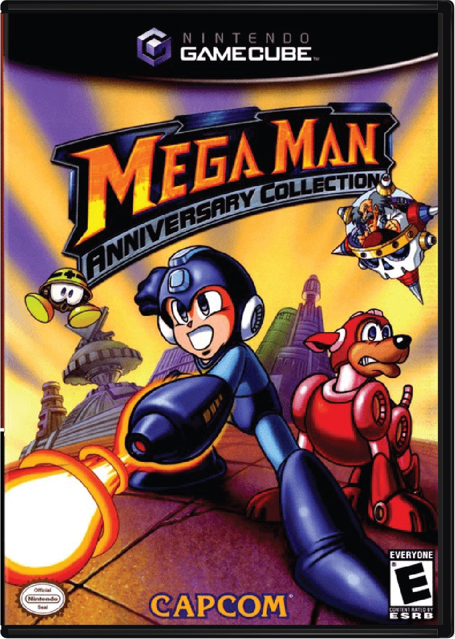 Mega Man Anniversary Collection Cover Art and Product Photo